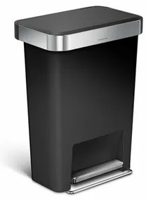 Simplehuman Coș de gunoi cu pedală 45 l, negru