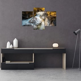 Tablou - Râul din pădure (90x60 cm)