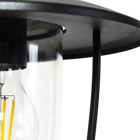 Lampa de perete exterioara moderna neagra - Khana