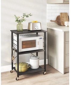 Măsuță de servire MARGE, neagră