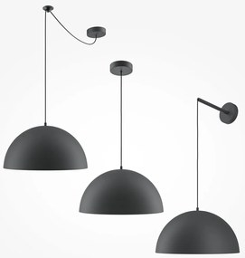 Lustra/Pendul metalic Basic D-35cm negru