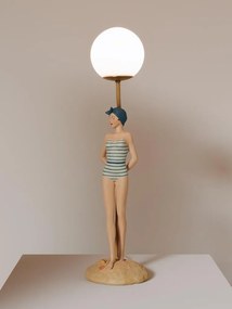 Lampa de masa, retro, din rasina, Baile
