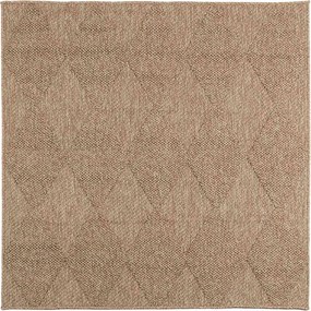 vidaXL Covoare de zonă Pătrat AGIRA natural 200 x 200 cm Poliester