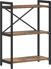 vidaXL Raft pentru cărți Lemn vechi 60 x 30 x 85 cm Lemn compozit