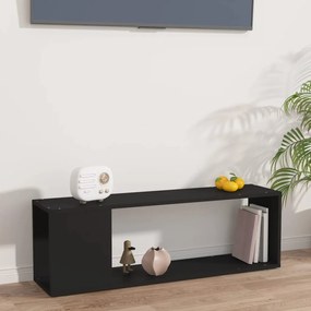 vidaXL Comodă TV, negru, 100x24x32 cm, PAL
