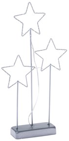 Decorațiuni luminoase de Crăciun Stele, 20 x 40 cm, 15 LED-uri