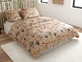 Lenjerie de pat microplus HERBAR bej Dimensiunile lenjeriei: 70 x 90 cm | 140 x 200 cm