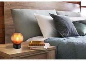 Veioza/Lampa de masa design modern ZUMBA negru/bronz