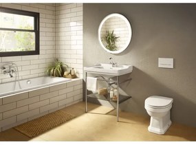 Baterie de lavoar + ventil cu preaplin Roca A5A3A4BC00 CARMEN 17,8 cm crom