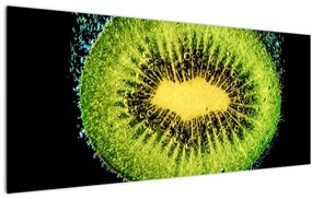 Tablou - detailu cu kiwi în apă (120x50 cm), în 40 de alte dimensiuni noi