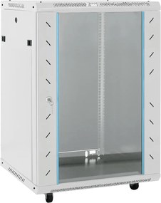 vidaXL Dulap server, picioare pivotante, 18U, 19" IP20 60x45x86 cm