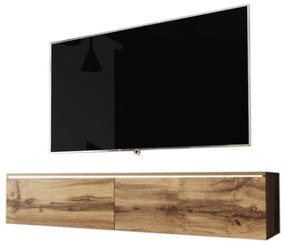 Expedo Comoda TV MENDES D 140, 140x30x32, stejar wotan + LED