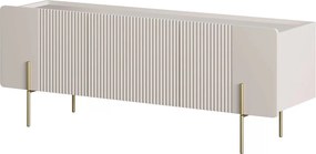 Dulap TV Malmi 150 cm - cașmir / picioare aurii