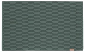 Covoraș de baie verde închis 50x80 cm Geo – Mette Ditmer Denmark
