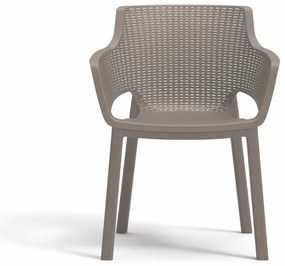 Scaun de grădină din plastic Eva, model cappuccino