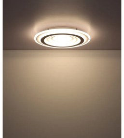 Plafoniera LED dimabila cu telecomanda design modern Sabatino 48011-46 GL