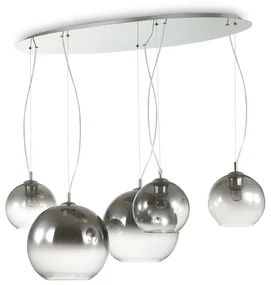 Lustra cu 5 pendule, globuri Nemo sp5