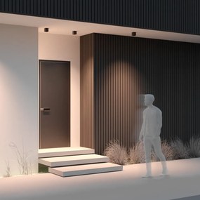 Plafoniera LED pentru iluminat exterior design modern IP54 Ares grafit