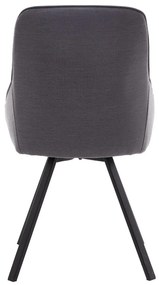 Scaun sufragerie Yenkee  (melva 94 + negru). 1099291