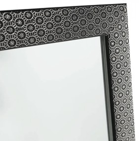 OGN601 - Oglinda Neagra cu picior pentru dormitor, hol, living