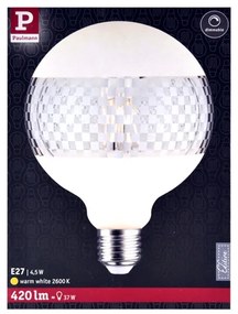 Bec LED reglabil CLASSIC G125 E27/4,5W/230V 2600K - Paulmann 28742