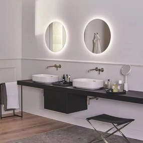 Blat pentru lavoar Ideal Standard Atelier Conca fara decupaj finisaj stejar inchis 200 cm