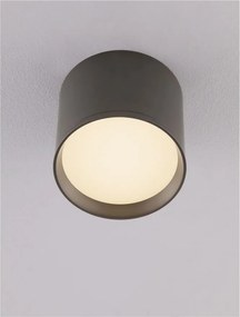 Spot LED aplicat diametru 10cm ZIAZA nickel negru, NVL-9695167