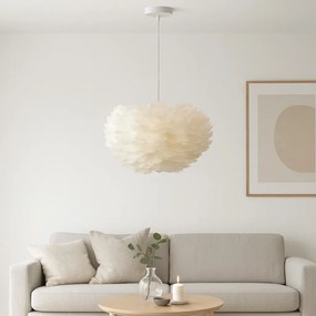 💡 Lustra LED PJ01 – Design Alb Simplu și Elegant pentru Spații Aerisite