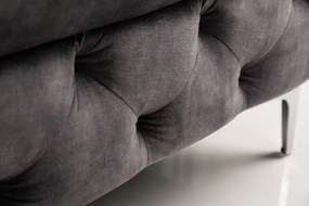 Taburete elegant Modern Barock gri inchis