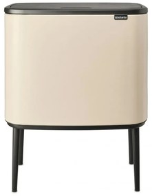 Brabantia Bo Touch 1005547, 11+23 l, Fierbere lină și silențioasă, Deschidere Golam, Bej