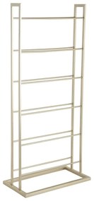 Raft pentru sticle de vin auriu din metal număr de sticle 5 38x84,5x20 cm Single Floor – PT LIVING