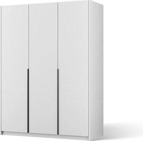Dulap Bregma III cu uși batante – 2 uși – 148x58x204 cm – Alb – Varianta 2