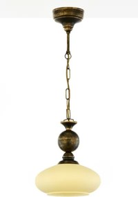 Brilagi - Lustră pe lanț MOLLERO 1xE27/15W/230V Ø 24 cm bronz/patină