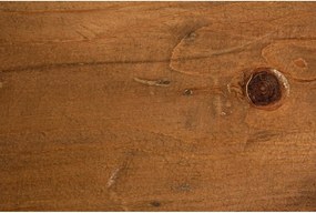 Măsuță de cafea gri/în culoare naturală rotundă din metal ø 90 cm Lancaster – Bizzotto