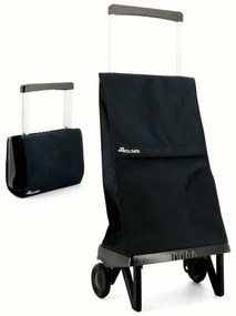 Geantă de cumpărături Rolser Plegamatic Original MF, cu role, negru