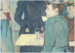 Tablou - Henri de Toulouse-Lautrec, A Corner of the Moulin de la Galette, reproducere (70x50 cm)