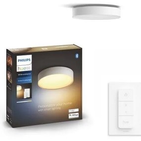 Philips - Lampă LED reglabilă Hue ENRAVE S LED/9,6W/230V Ø 261 mm albă+telecomandă