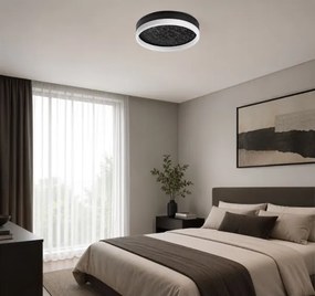 Rabalux 71523 - LED reglabil (compatibil cu dimmer) plafonieră TIMMO 24W/230V 3000-6500K Ø 40 cm negru + telecomandă inclusă