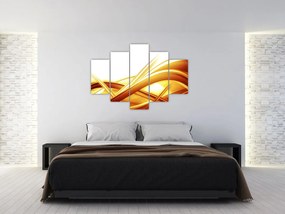 Tablou - Abstrac galben (150x105 cm)