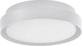 Plafoniera LED pentru iluminat exterior design modern slim IP65 OLIVER alba