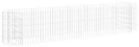Strat inaltat gabion, 260x50x50 cm, fier galvanizat 260 x 50 x 50 cm, 1, 1