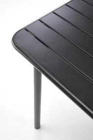 Masa patrata Bosco neagra L70 cm