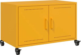 vidaXL Dulap TV, galben muștar, 68x39x43,5 cm, oțel