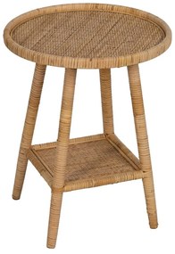 Măsuță auxiliară rotundă din ratan ø 45 cm – Ixia