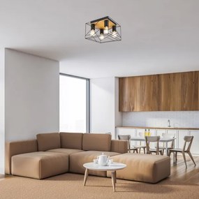 Plafonieră BOIRE 4xE27/40W/230V Rabalux 71024