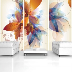 Fototapet - Arta din flori - abstact (152,5x104 cm)