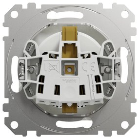 Priza simpla cu impamantare, 16A, IP20, Alb Schneider Sedna Design