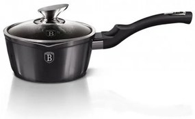 Oală sos antiaderentă cu capac 16 cm, 1,2 L Berlinger Haus BH 6907, Carbon Pro Collection