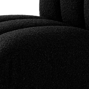 Scaun design LUX Kelly, Boucle negru