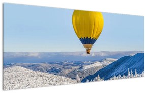 Tablou - Zbor peste peisaj de iarnă (120x50 cm)